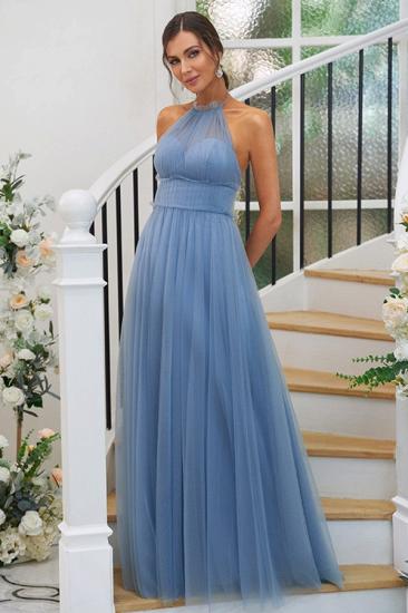 Designer Evening Dresses Long Blue | Tulle Prom Dresses Cheap_4
