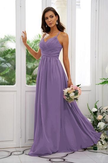 Simple Bridesmaid Dresses Long | Lilac bridesmaid dresses_43