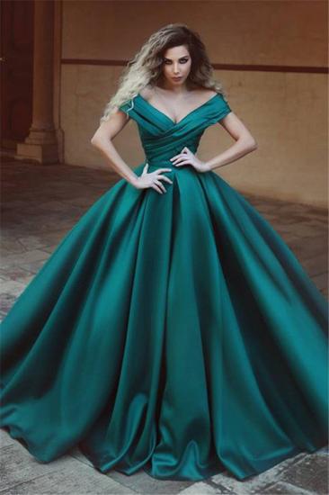 Off The Shoulder Puffy Evening Dress | Elegant New Arrival Sexy Formal Dress_1