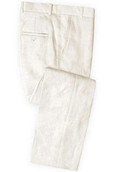 Ivory New Luxury Mens Suit | Summer Slim Fit Mens Suit Mens Business Jacket_3