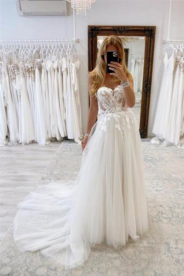Elegant boho wedding dresses | Wedding dresses A line lace_1