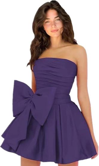 Royal Blue Cocktail Dresses Short | Simple Prom Dresses Cheap_13