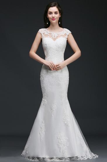 ANNALEE | Mermaid Sweep Train Elegant Wedding Dress With Lace