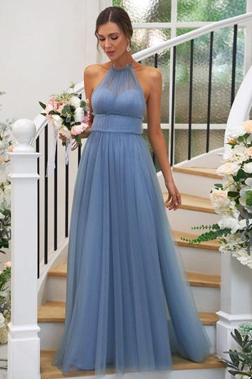 Designer Evening Dresses Long Blue | Tulle Prom Dresses Cheap_1