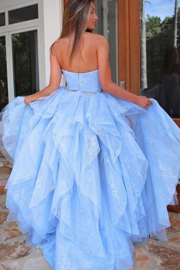 Sweetheart Sleeveless Hi-Lo Prom Dress_2