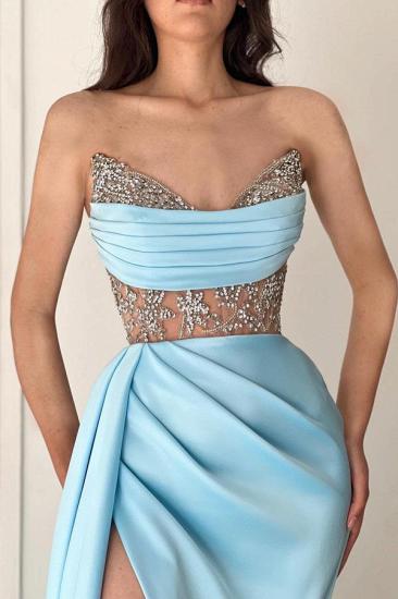 Light Blue Long Glitter Evening Dresses | Prom Dresses Prom Dresses Cheap_3