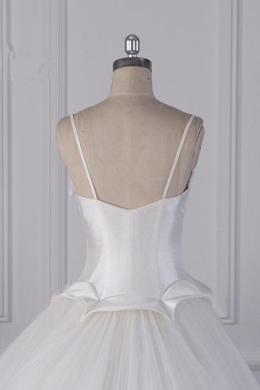 Bradyonlinewholesale Simple Spaghetti Straps Satin Wedding Dress Tulle Ruffles Sleeveless Bridal Gowns Onlien_6