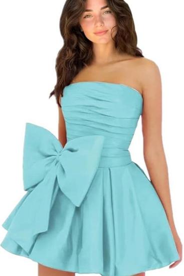 Royal Blue Cocktail Dresses Short | Simple Prom Dresses Cheap_19