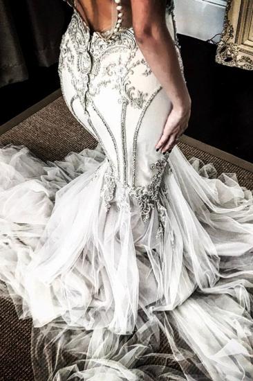Vintage Appliques Mermaid Wedding Dresses | Off-the-Shoulder Long Sleeves Bridal Gowns_2