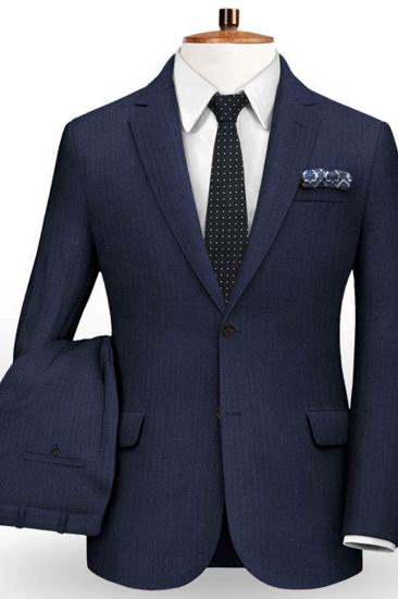 New Two Piece Mens Suit for Business | Two Buttons and Pants Mixed Mens Tuxedo_2