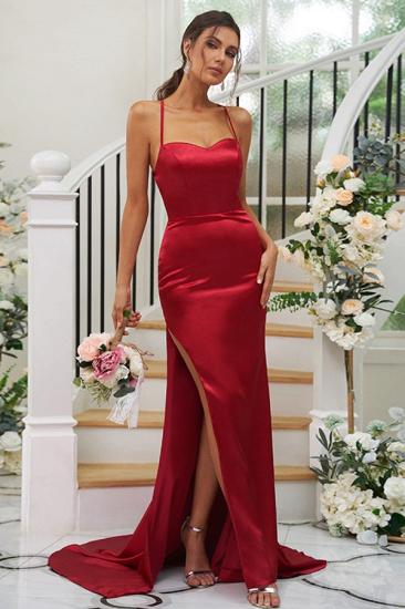 Beautiful Evening Dresses Long Red | Simple Prom Dresses Cheap_1