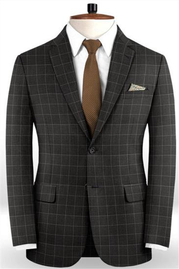 Brown Notch Lapel Tuxedo |  Fashion Formal Business Mens Blazer_1