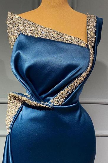 Sparkling Blue Long Mermaid Evening Dress | Mermaid Prom Dress_3