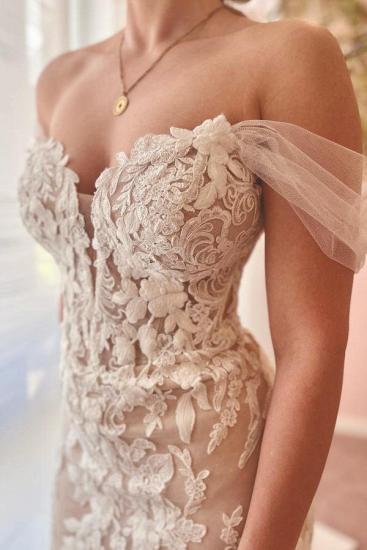 Beautiful lace wedding dresses | Wedding dresses mermaid style_3