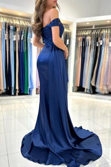 Navy Blue Long Prom Dresses Cheap | Simple Prom Dresses Online_2