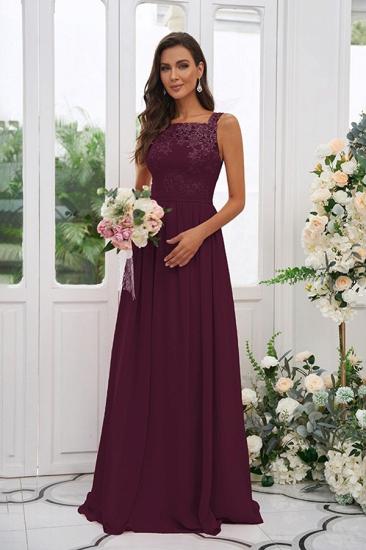Beautiful Long Dusky Pink Lace Evening Dress | Lace Sleeveless Prom Dress_5