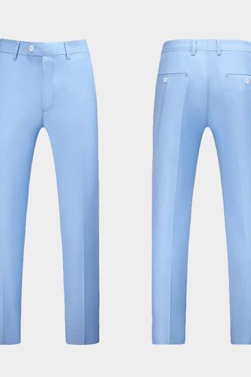 Classic Sky Blue Mens Suits | Three Piece Mens Suits on Sale_4