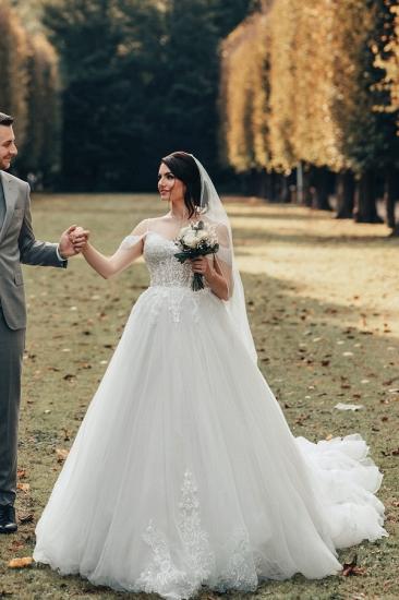 Cheap Wedding Dresses A Line Lace Wedding Dresses Made of Tulle