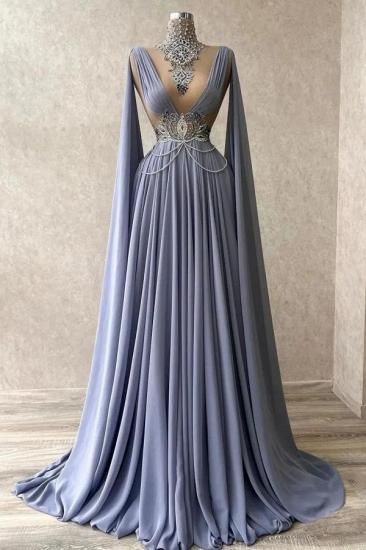 Beautiful Evening Dresses Long Chiffon | Prom dresses with glitter_1