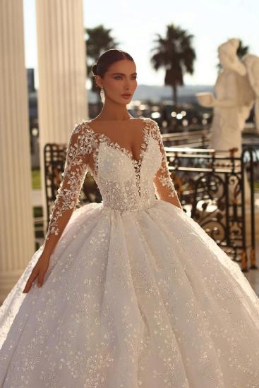 Princess Wedding Dresses Lace | Wedding dresses with sleeves_3