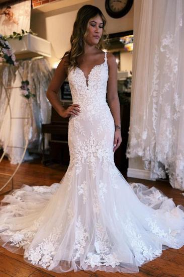 Beautiful mermaid wedding dresses | Wedding dresses with lace