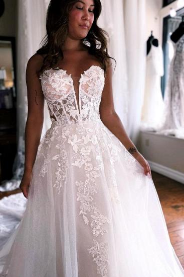 Vintage Wedding Dresses A Line Lace | Wedding Dresses Cheap Online_2
