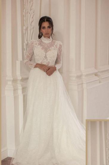 Designer Wedding Dresses With Sleeves | Boho wedding dresses with lace_1