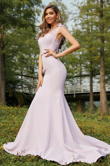 Beautiful Fishtail Evening Dress Long Pink | Evening Prom Dresses Online_5