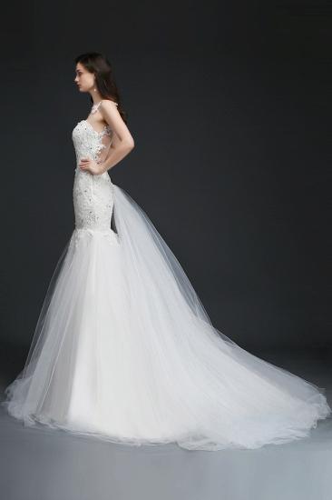 ANDI | Mermaid Spaghetti Strap Romantic Wedding Dress With Beading_3
