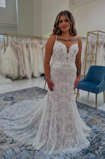 Sexy Wedding Dress Lace Mermaid Wedding Dresses Bridal Fashion_1