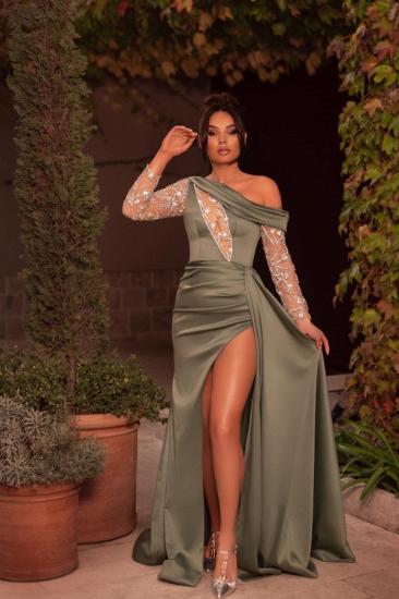 Sexy Evening Dresses Long Olive | Prom dresses cheap_1