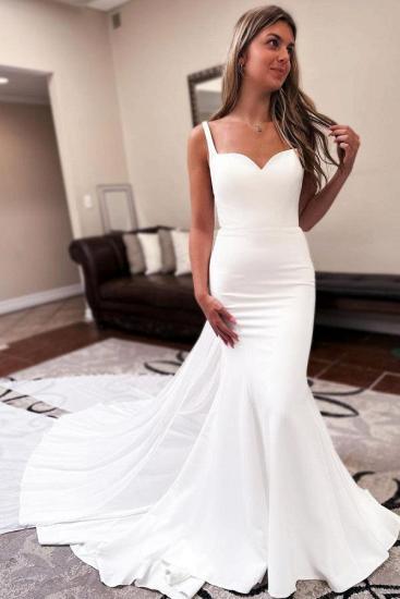 Elegant Wedding Dresses Satin | Mermaid Wedding Dresses Cheap_1