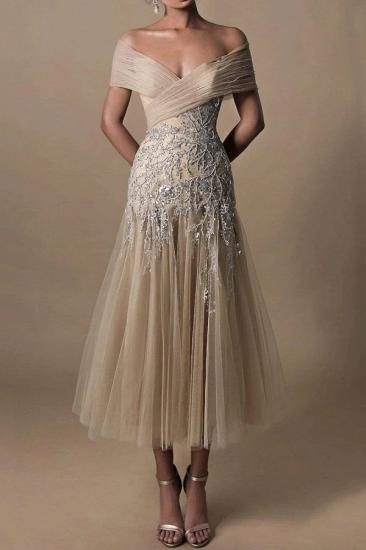 Gorgeous Wedding Dresses Short | A line wedding dresses with lace_1
