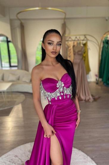 Fuchisa Evening Dresses Long Cheap Prom Dresses Ball Gowns Online_2