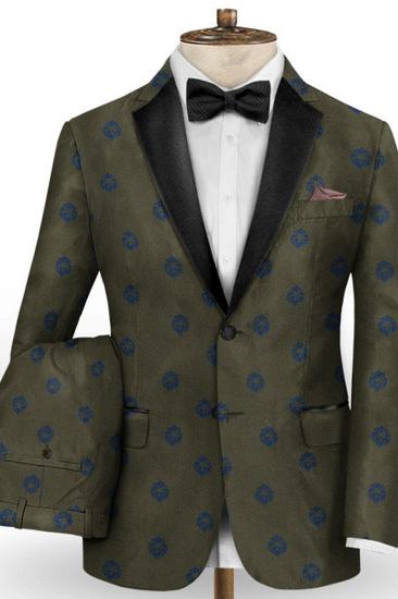 Mens Prom Suit | Two Piece Slim Fit Tuxedo Blazer_2