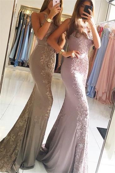 Elegant Sleeveless Lace Evening Dresses Cheap | Sexy Mermaid Prom Dresses_3