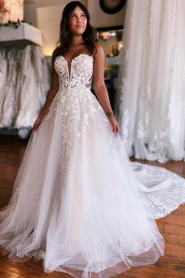 Vintage Wedding Dresses A Line Lace | Wedding Dresses Cheap Online_1