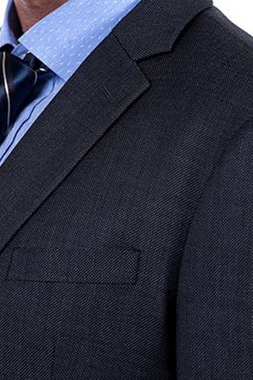 Premium Dark Grey Notched Lapel Mens Tailored Suit_6