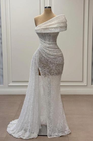 Beautiful Evening Dresses Long Lace White Ball Gowns Cheap_1