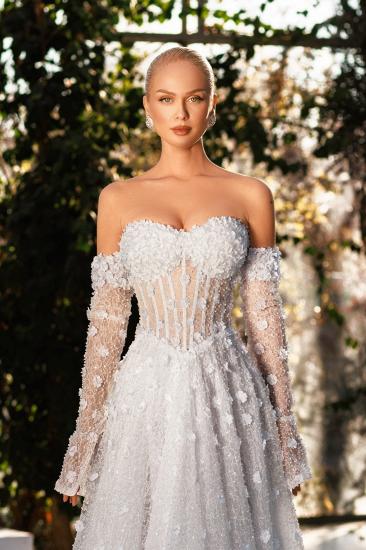 Empire Wedding Dresses A Line Lace Wedding Dresses Cheap Online_2