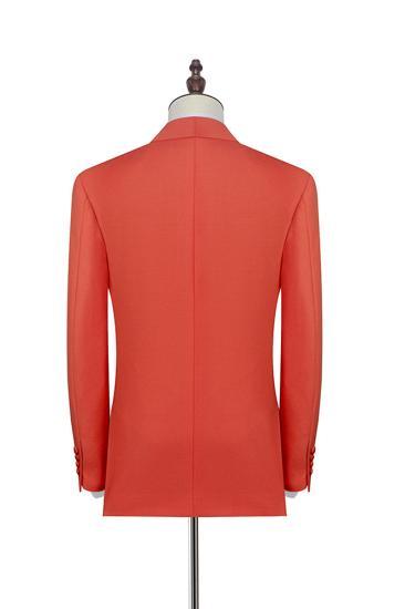 Shawl Lapel Orange Mens Suit |  One Button Mens Prom Suit with Pants_5