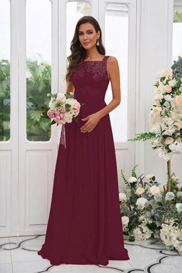 Beautiful Long Dusky Pink Lace Evening Dress | Lace Sleeveless Prom Dress_15