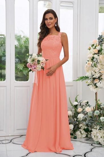 Beautiful Long Dusky Pink Lace Evening Dress | Lace Sleeveless Prom Dress_9