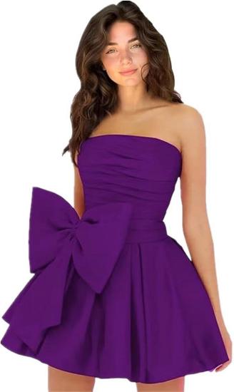 Royal Blue Cocktail Dresses Short | Simple Prom Dresses Cheap_31