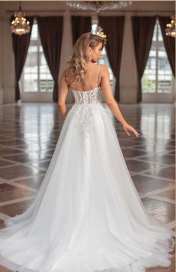 Designer wedding dresses with lace | Wedding dresses A line_2