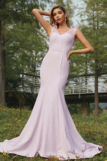 Beautiful Fishtail Evening Dress Long Pink | Evening Prom Dresses Online_1