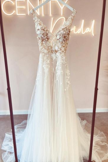 Modern wedding dresses A line | Wedding dresses with lace