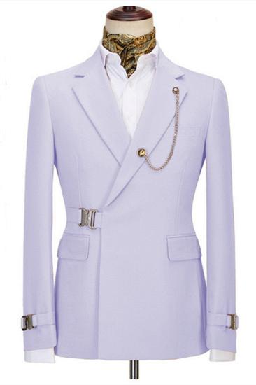 Julian's latest lavender notched lapels men's business suit_1