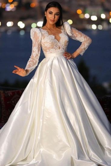 Gorgeous Wedding Dresses with Sleeves | Wedding dresses A line lace
