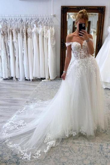 Boho wedding dresses with lace | Wedding Dresses A Line_1